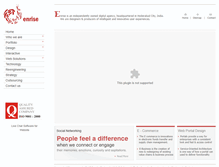Tablet Screenshot of enrise.in